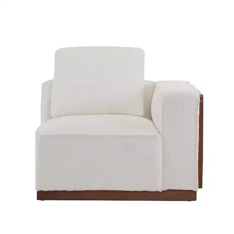 Christopher Knight Home Evelyn 4 Seater Upholstered Modular Sofa with Pillows, Beige/Brown