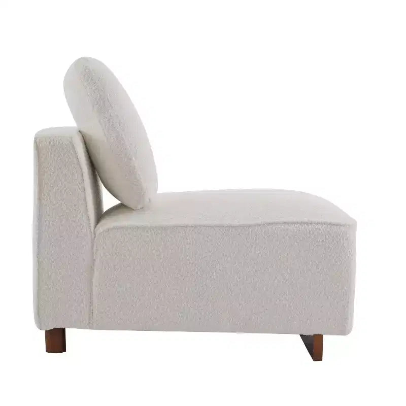 Christopher Knight Home Evelyn 4 Seater Upholstered Modular Sofa with Pillows, Beige/Brown