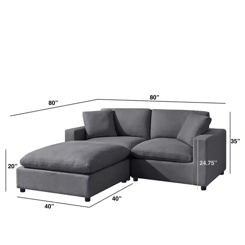 Comfort Pointe 3pc Casella Modular Chofa