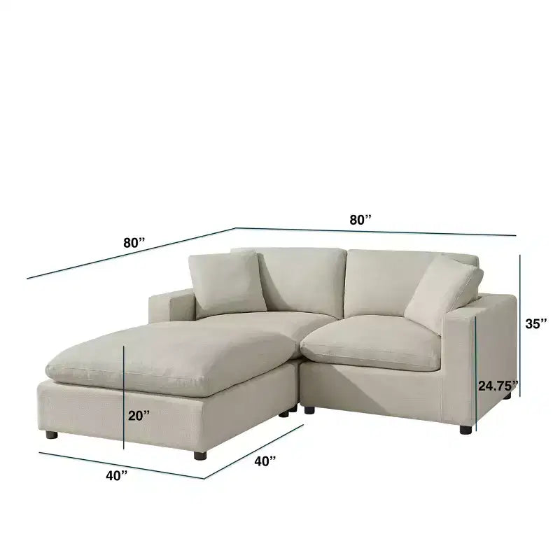 Comfort Pointe 3pc Casella Modular Chofa