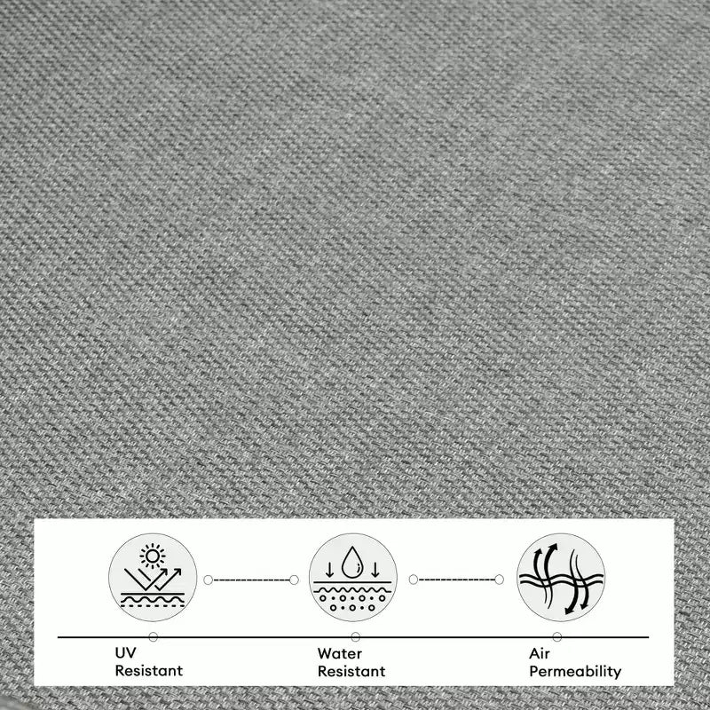 Juego de Muebles de Patio para Exterior de Mimbre Marlton de 8 Piezas con Sofá Seccional de Conversación, Sillón Giratorio y Cojines