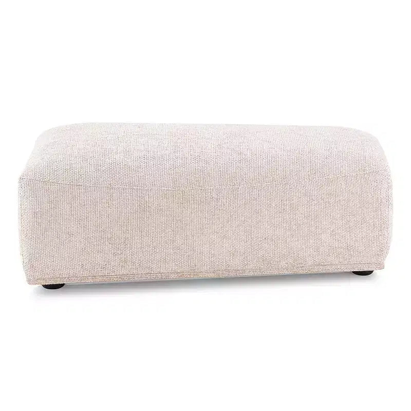 HOMES: Inside + Out 5pc Povoa 159" Modular Curved Sectional Sofa Modern Chenille with Extendable Backrest