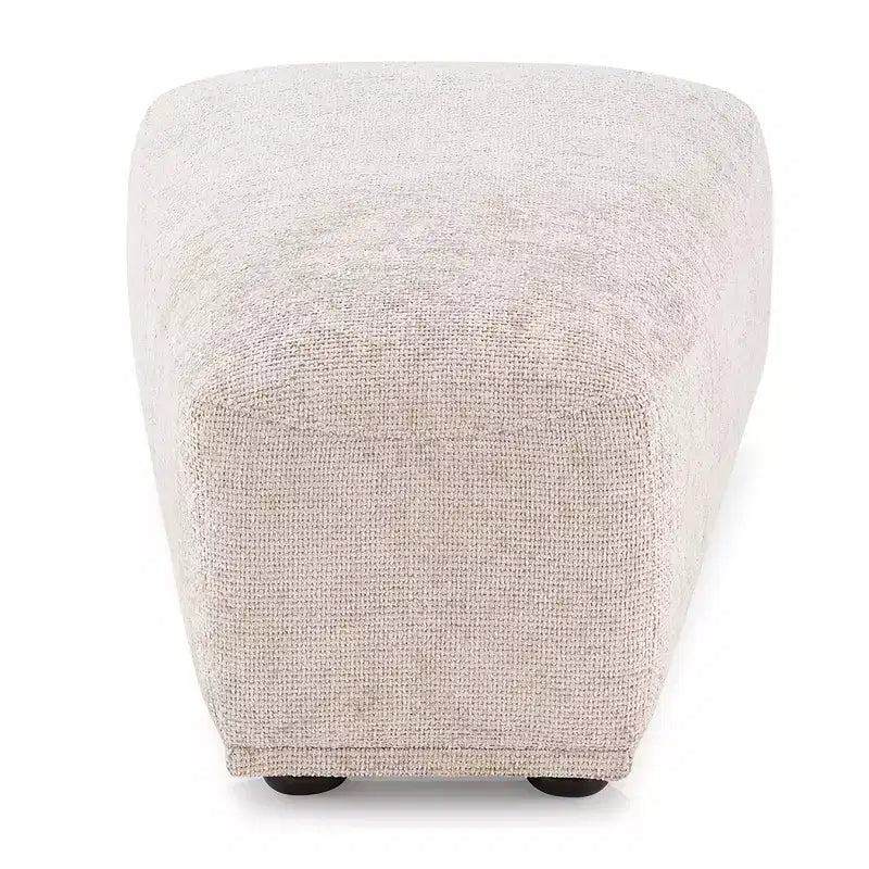 HOMES: Inside + Out 5pc Povoa 159" Modular Curved Sectional Sofa Modern Chenille with Extendable Backrest